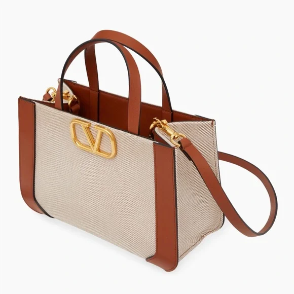 Valentino VLogo Signature Small Canvas Bag - Picture 5 of 7